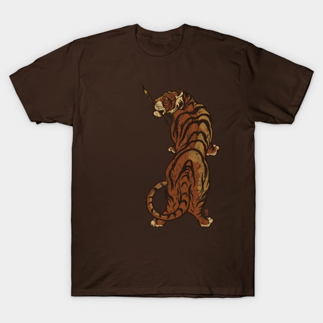 Tiger Ink T-Shirt by Thomcat23